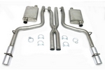 2 1/2 Cat Back Dual Rear Exit Stainless Steel